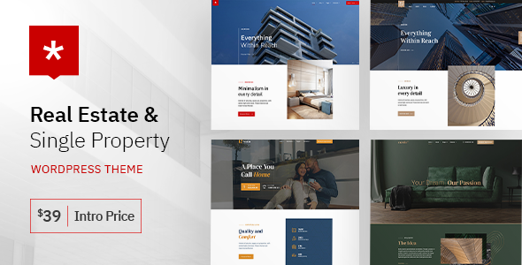 Nestin - Immobilien WordPress Template